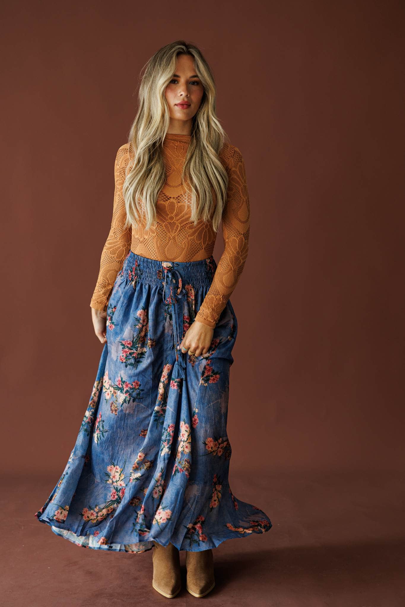 Wild Bouquet Maxi Skirt
