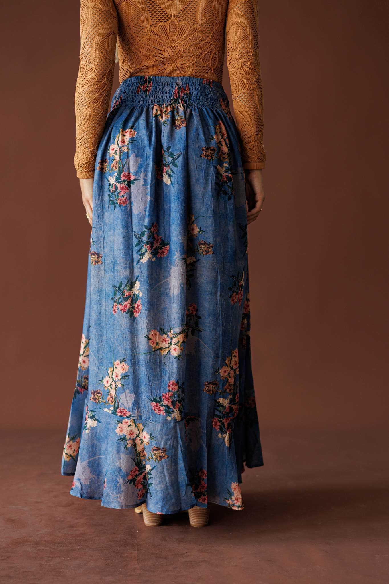 Wild Bouquet Maxi Skirt