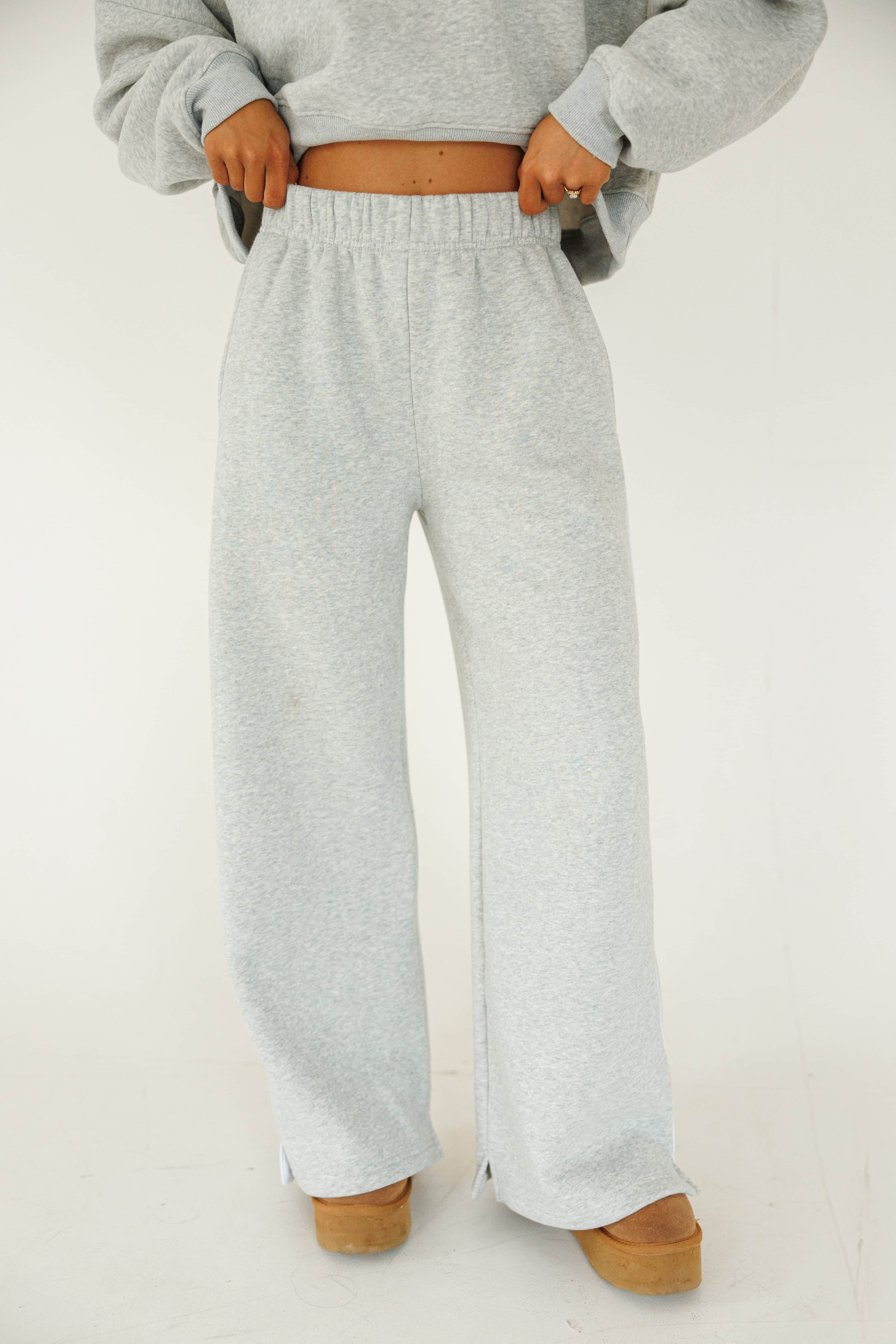 Cozy Cloud Wide Leg Sweatpants