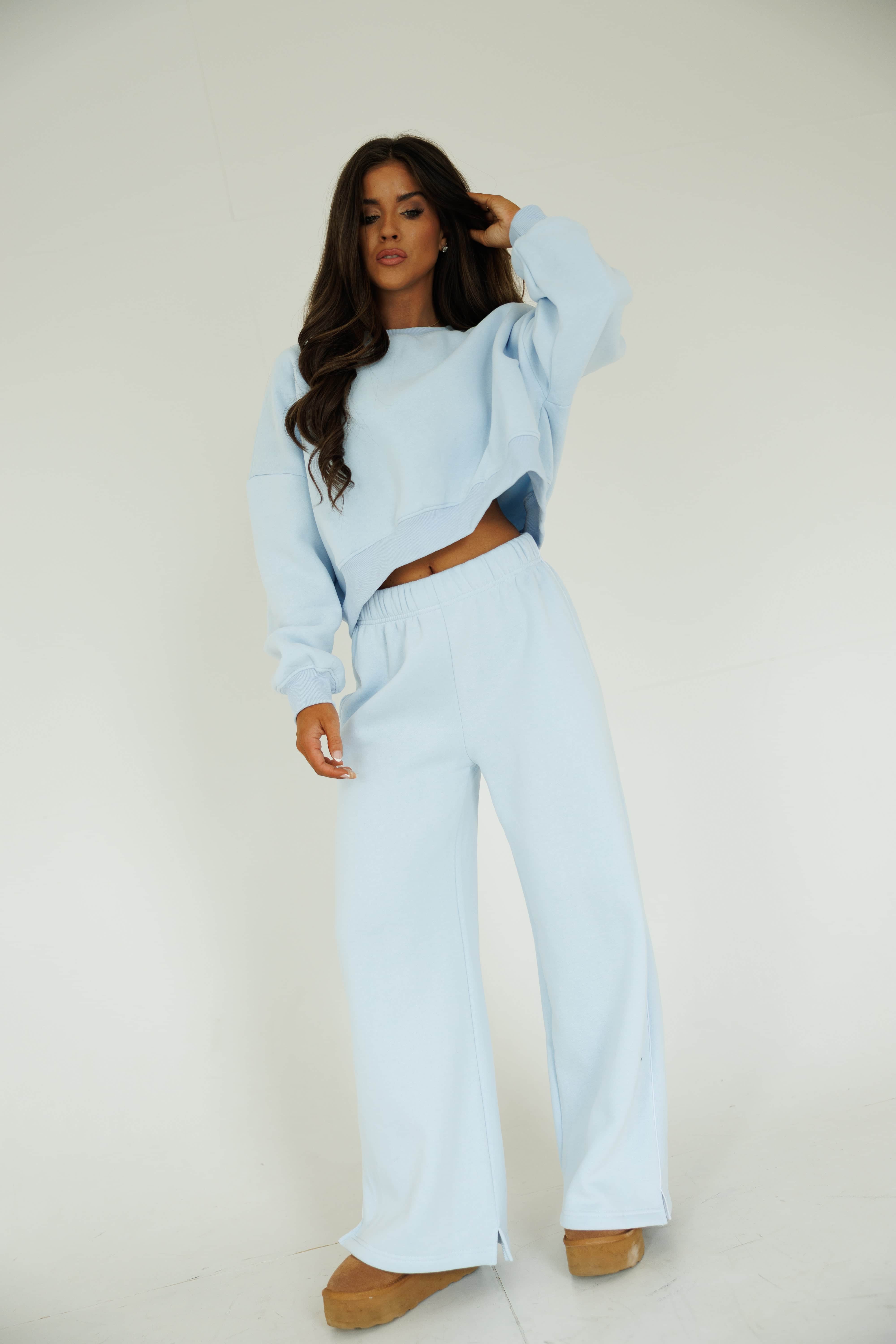 Cozy Cloud Wide Leg Sweatpants