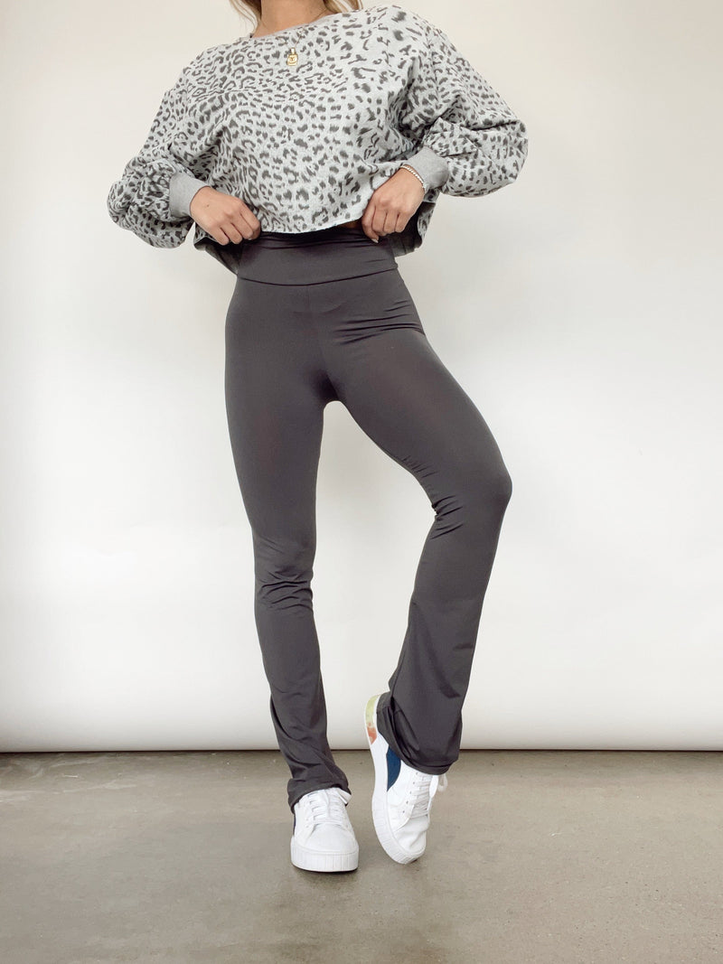 Women's Corduroy Flare  Outfits with leggings, Flare pants