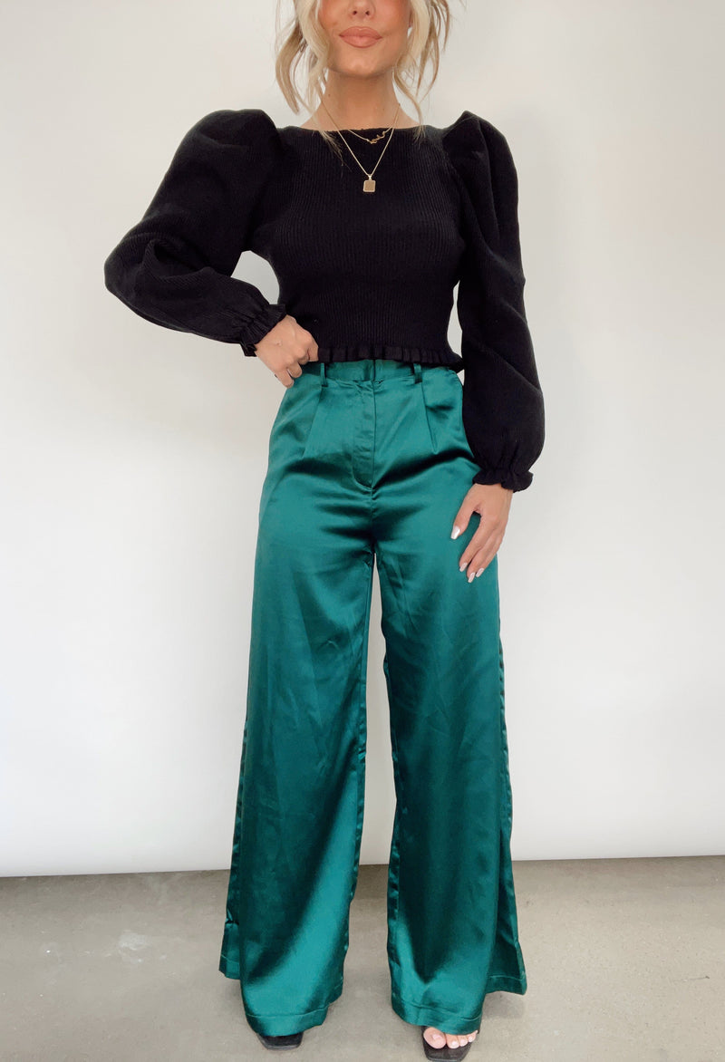 Mulberry silk palazzo trousers | GIORGIO ARMANI Woman