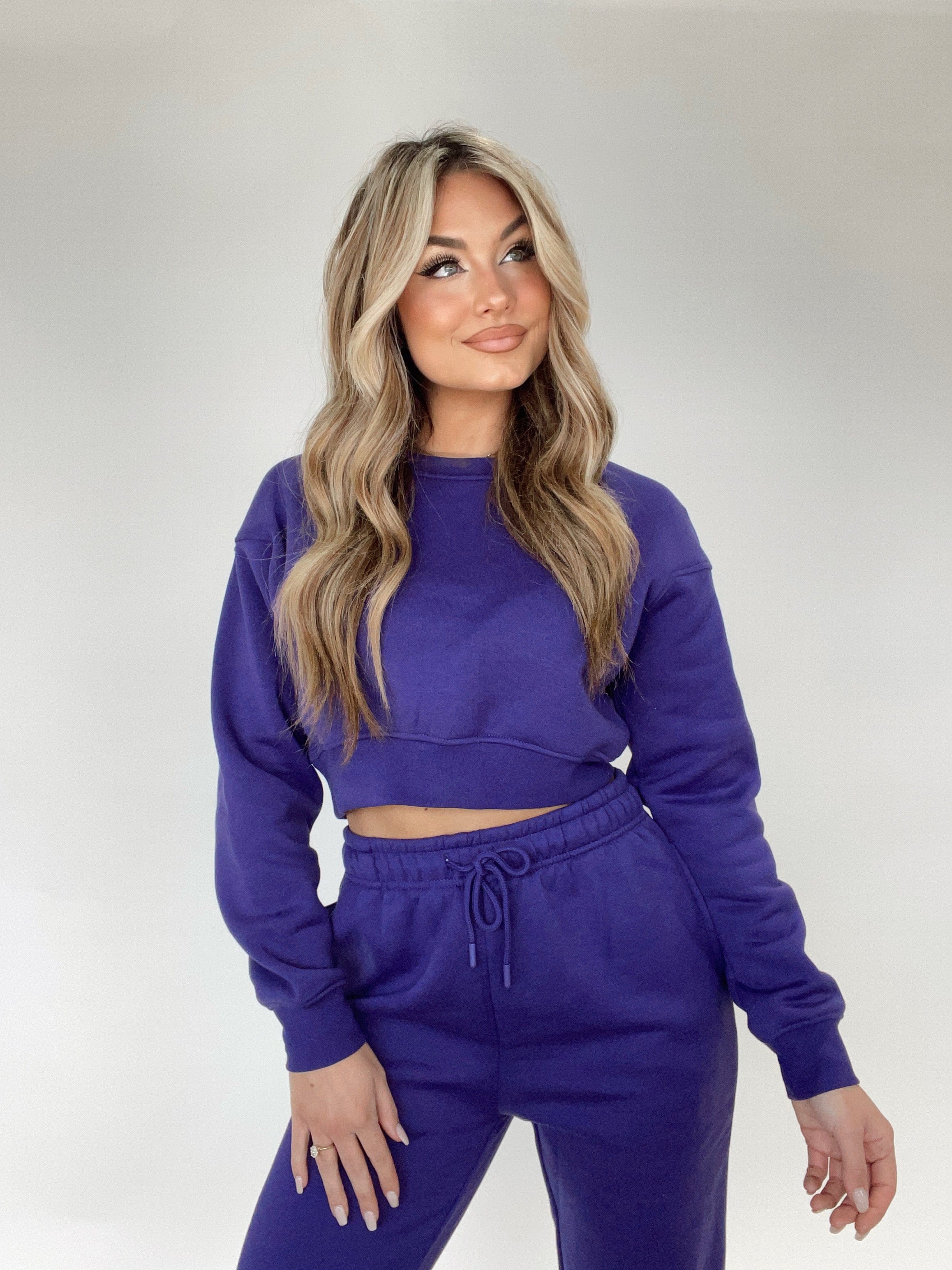 KT-B0895 royal purple sweatshirt Mono B