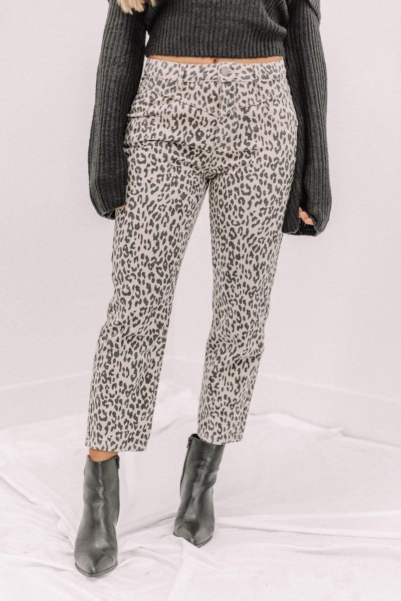 Leopard Print Trousers Lane 201