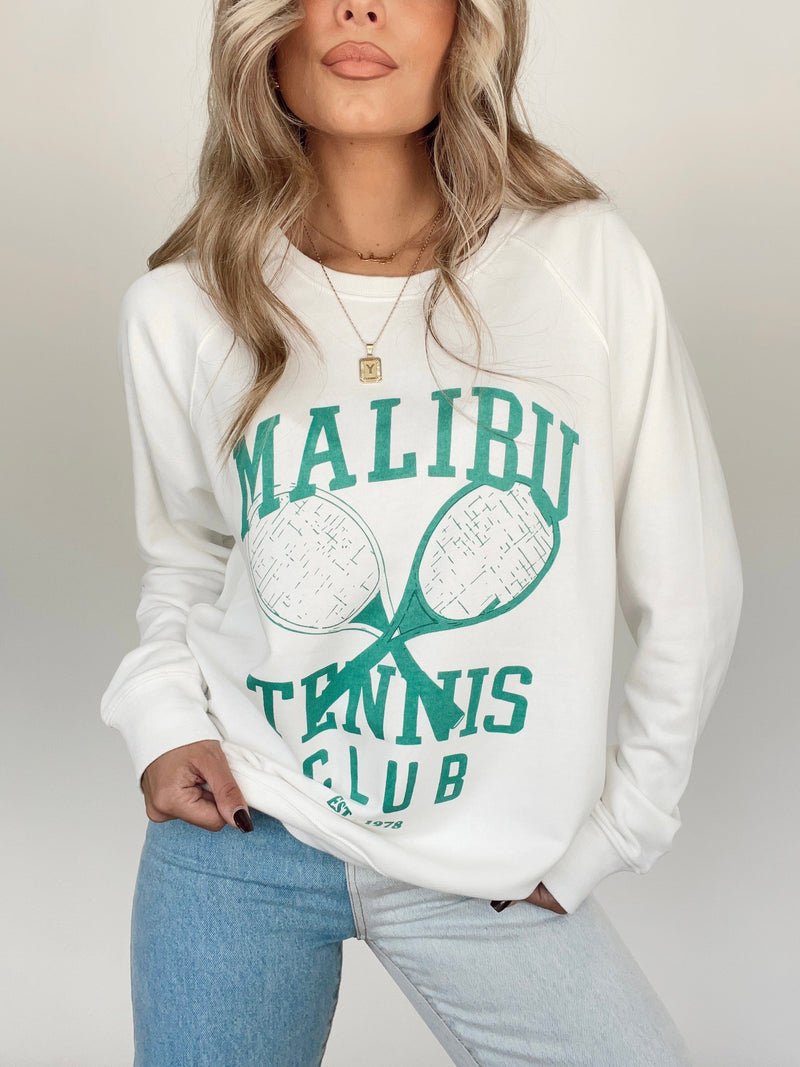Malibu Tennis Sweatshirt Blue B